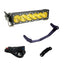 Baja Designs Can-Am Maverick R Amber 10in OnX6+ Shock Tower Kit with off road parts.