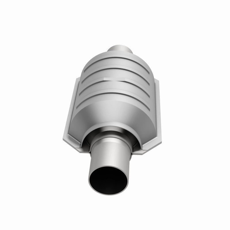 MagnaFlow Conv Univ 2, stainless steel catalytic converter for offroad parts and performance upgrades.