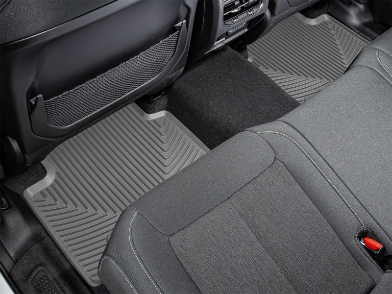 WeatherTech 22-23 Jeep Grand Cherokee WL (Incl. 2022 4xe) Rear Rubber Mats - Grey Secondary image