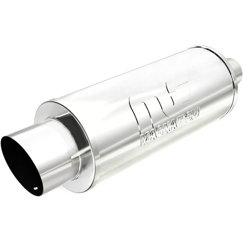 MagnaFlow Muffler W/Tip Mag SS 14X6X6 2.25/4. Secondary image