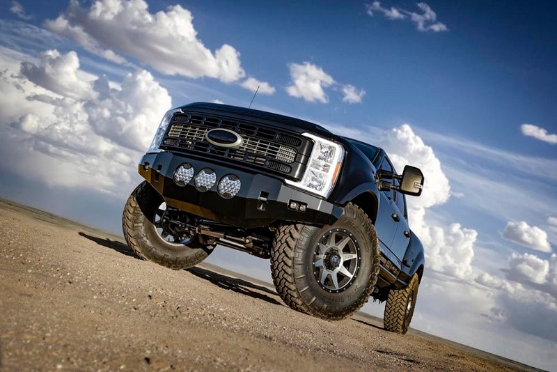 ICON 2005+ Ford F-250/F-350 Super Duty 4WD 4in 2.5 Series Shocks VS RR CDCV Bolt-In Conversion Kit on offroad truck