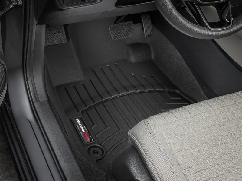 WeatherTech 23-24 Honda HR-V Front FloorLiner - Black in vehicle