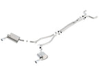 Borla 14-15 Camaro 3.6L V6 Single Split Rear Exit Touring Catback Exhaust system with polished tips