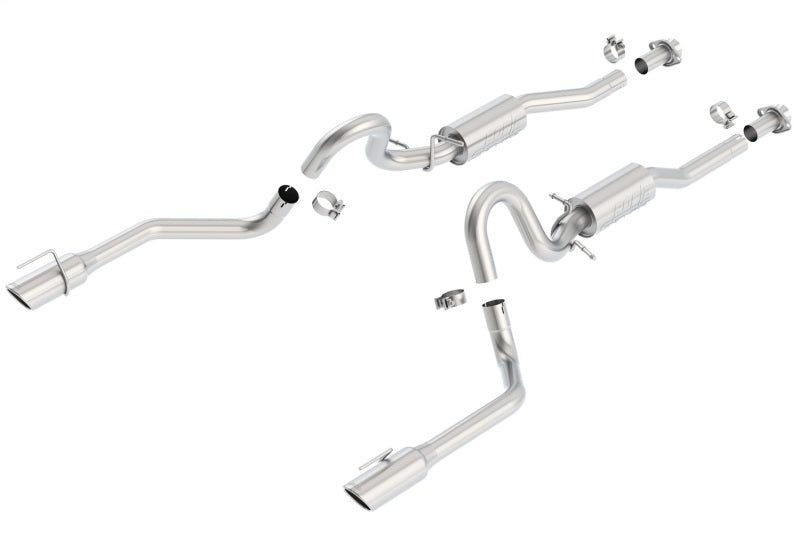 Borla 99-04 Ford Mustang 4.6L V8 Catback Exhaust system components
