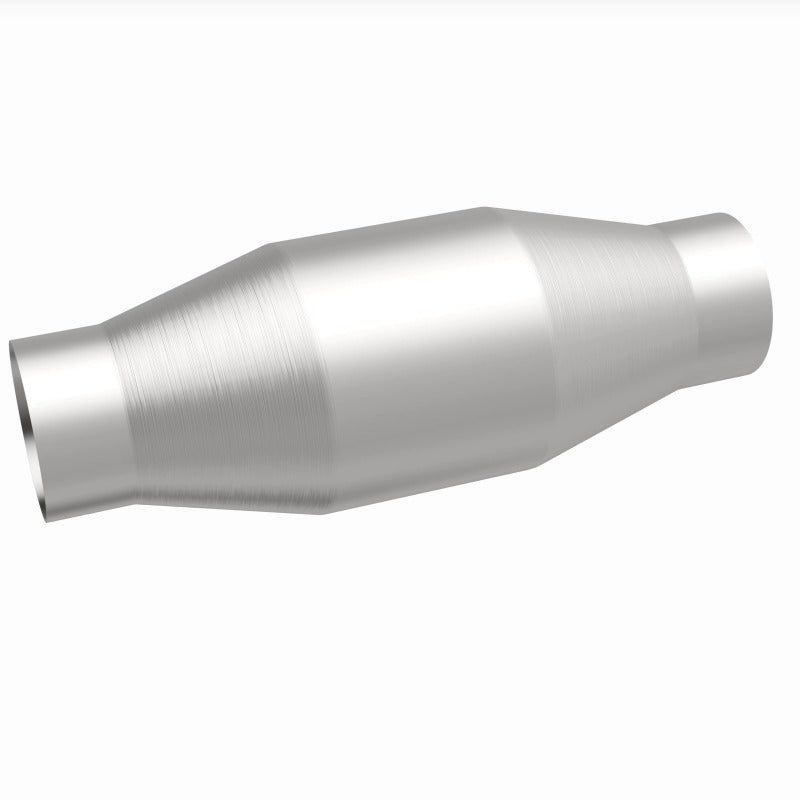 MagnaFlow Conv Univ 4 C/C 3.5 Perf Spun, stainless steel catalytic converter