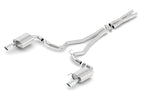 Borla Atak S Cat-Back 15-17 Ford Mustang GT 5.0L V8 MT/AT 2.5in pipe 4in tip exhaust system
