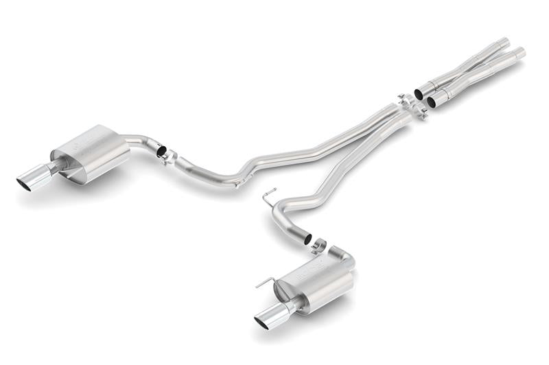 Borla Atak S Cat-Back 15-17 Ford Mustang GT 5.0L V8 MT/AT 2.5in pipe 4in tip exhaust system