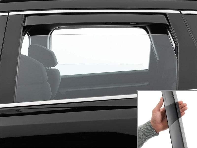 WeatherTech 17-22 Honda CR-V (Incl. 20-22 Hybrid) Rear Side Window Deflectors - Dark Tint Secondary image