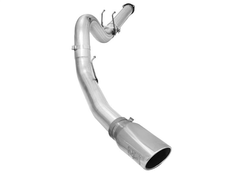 aFe Atlas Exhausts 5in DPF-Back Aluminized Steel Exhaust 2015 Ford Diesel V8 6.7L (td) Polished Tip Secondary image