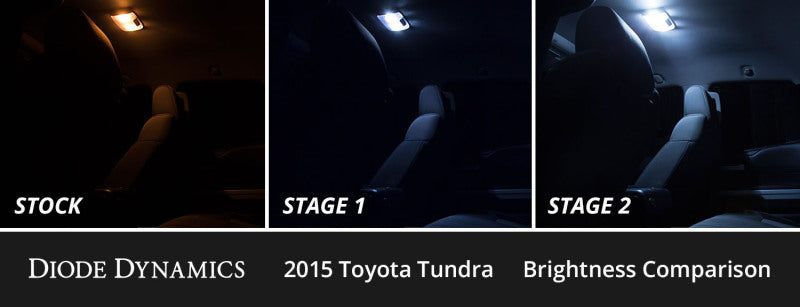 Diode Dynamics 14-18 Toyota Tundra Interior LED Kit Cool White Stage 2 Secondary image