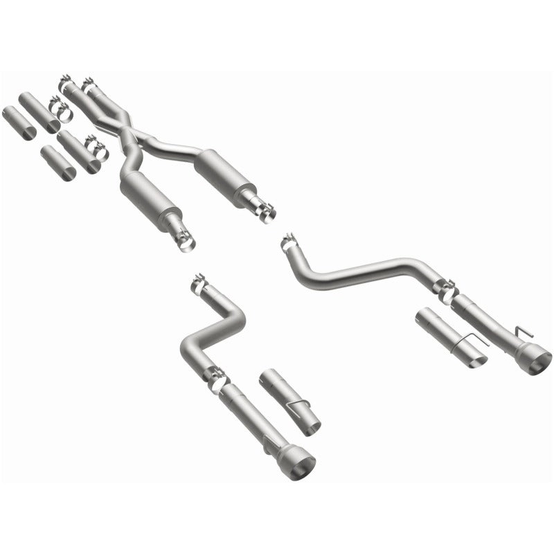 MagnaFlow 2017+ Dodge Charger 409 SS Polished 3in Quad Tips Cat-Back Exhaust parts for performance upgrades