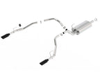 Borla 09-17 Ram 1500 5.7L V8 5in Single Tip Black Chrome Cat-Back Touring Exhaust Through Bumper parts layout