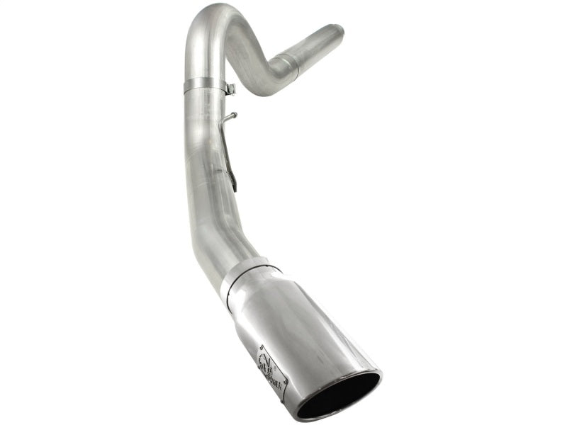 aFe MACHForce XP 5in DPF-Back Stainless Steel Exh Sys, polished tip,Ford Diesel Trucks 08-10 V8-6.4L Secondary image