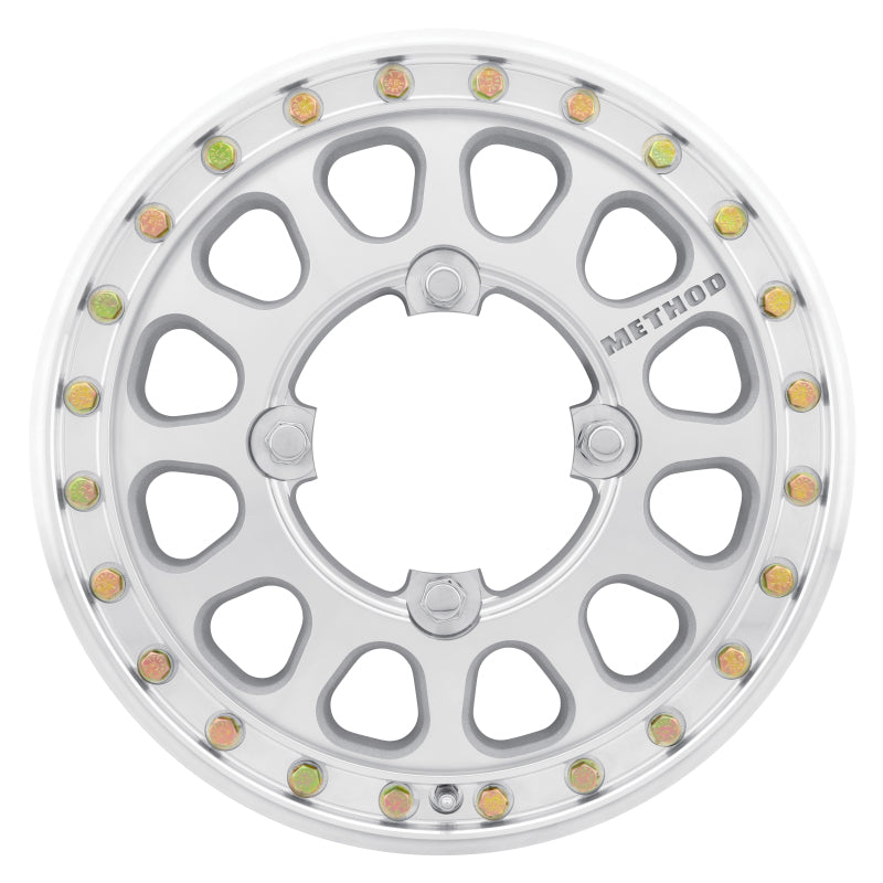 Method MR401-R UTV Beadlock 15x5 / 5+0/43mm Offset / 4x136 / 106mm CB Machined - Raw Wheel Secondary image