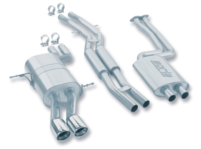 Borla 01-05 BMW 325/330i Catback Exhaust system components