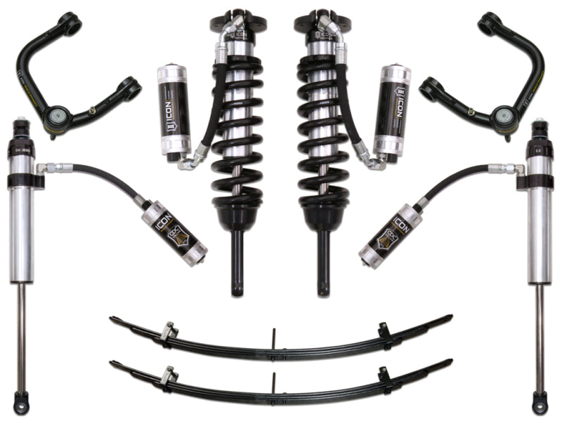 ICON 05-15 Toyota Tacoma 0-3.5in/2016+ Toyota Tacoma 0-2.75in Stg 6 Suspension System w/Tubular Uca components Main image