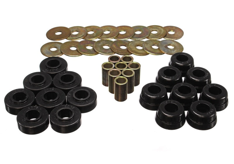 Energy Suspension GM Body Mount Set W/Hardware - Black parts