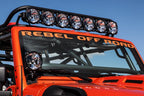 KC HiLiTES Universal 50in. Pro6 Gravity LED 8-Light 160w Combo Beam Light Bar (No Mount) on offroad truck