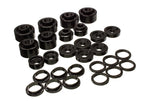 Energy Suspension 99-07 Ford F-250/F-350 SD 2/4WD Crew Cab Body Mount Set - Black for offroad performance upgrades.