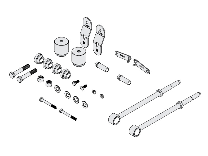 ICON 05-07 Ford F-250/F-350 Front 4.5in Box Kit Secondary image