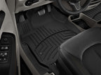 WeatherTech 2017+ Chrysler Pacifica Front FloorLiner HP - Black installed in vehicle floor.