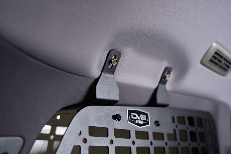 DV8 Offroad 03-09 Lexus GX 470 Rear Window Molle Storage Panels mounting detail
