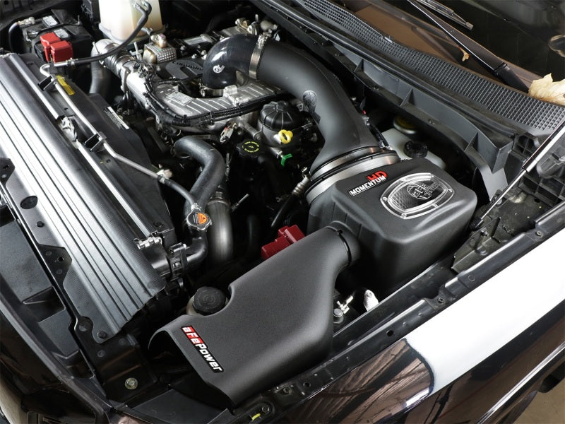 aFe 16-19 Nissan Titan XD V8 5.0L Momentum HD Cold Air Intake System w/ Pro DRY S Media Secondary image