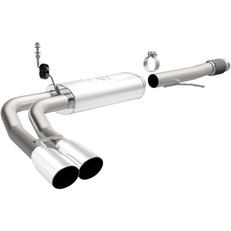 Magnaflow 14 Chev Silverado V8 5.3L CC/EC Dual Same Side Before P/S Tire Exit SS Cat Back Perf Exh Secondary image