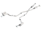 Borla 2015 Jeep Grand Cherokee SRT8 S-Type Dual Round Rolled Exit Catback Exhaust for offroad performance upgrades