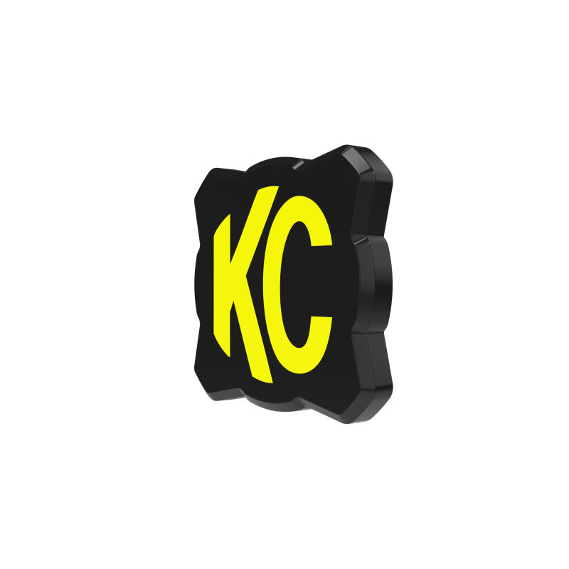 KC HiLiTES FLEX ERA 1 Single Light Cover ONLY (Black/Yellow KC Logo) for offroad lighting