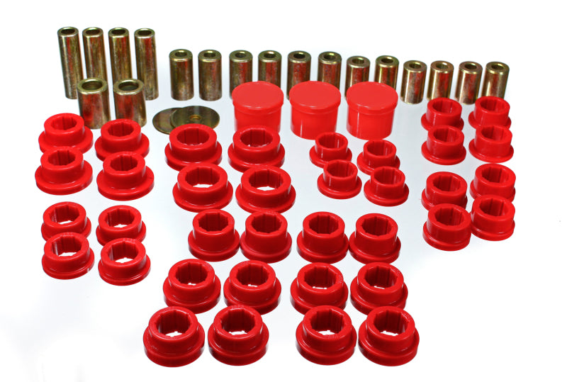 Energy Suspension 02-09 350Z / 03-07 Infiniti G35 Coupe Red Rear Control Arm Bushing Set for performance upgrades