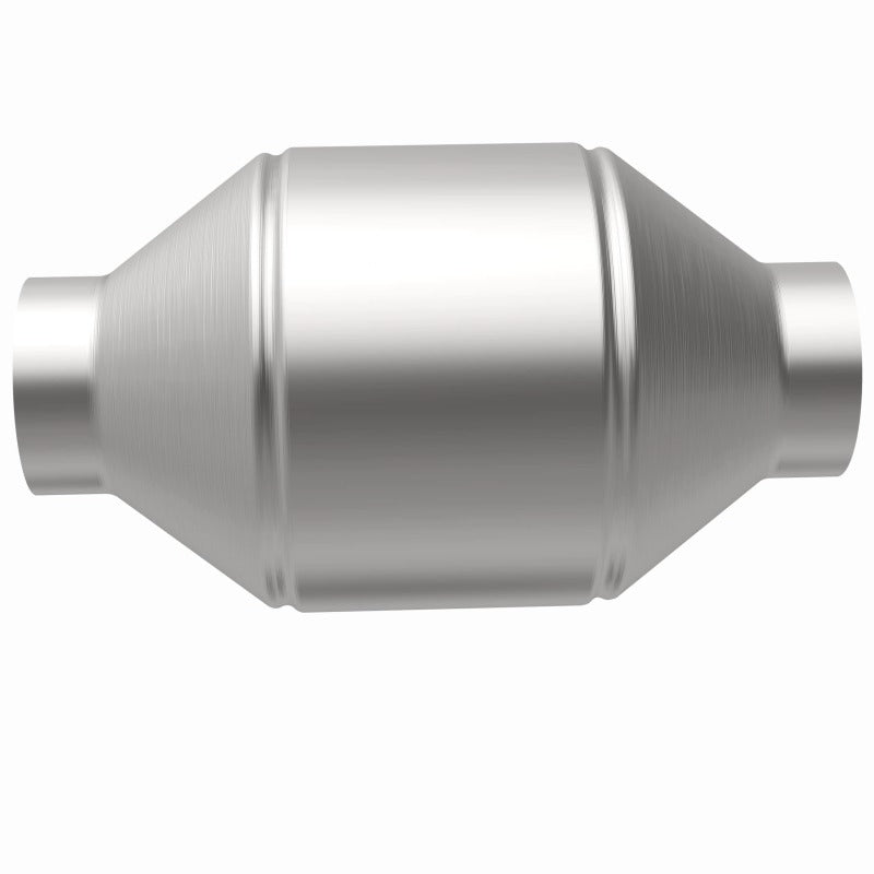 MagnaFlow Conv Univ 2.25in Inlet/Outlet Center/Center Round 3in Body L x 5in W x 8.75in Overall L for offroad vehicles
