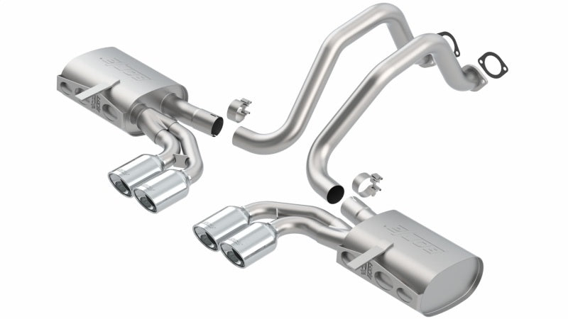 Borla 97-04 Chevrolet Corvette 5.7L 8cyl Touring SS Catback Exhaust system with polished tips