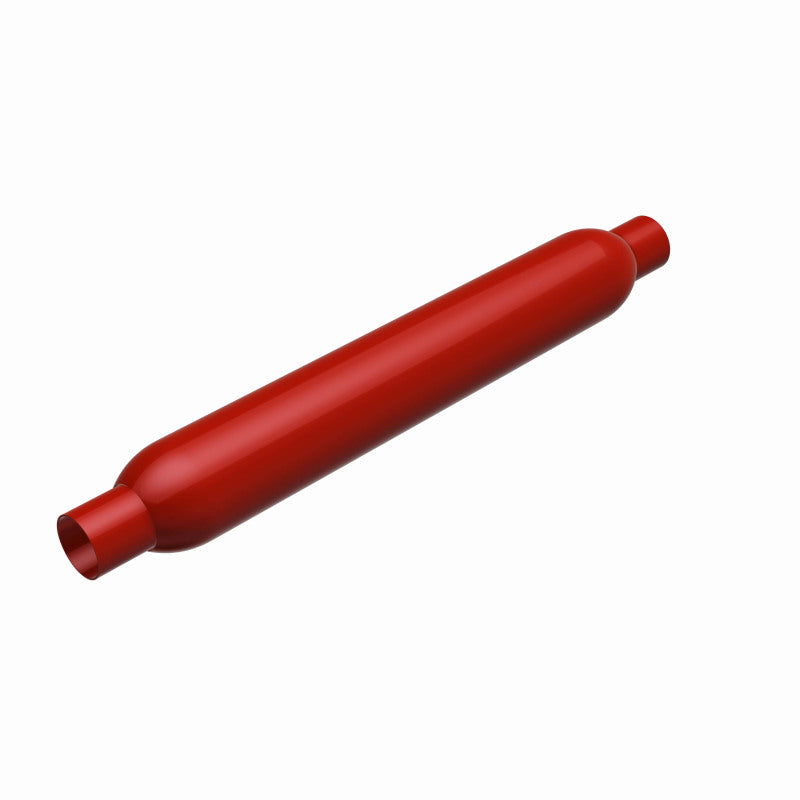 MagnaFlow Muffler Red Pack Series Glasspack 3.5in Rd 22in Body Length 2in/2in Inlet/Outlet for performance offroad parts