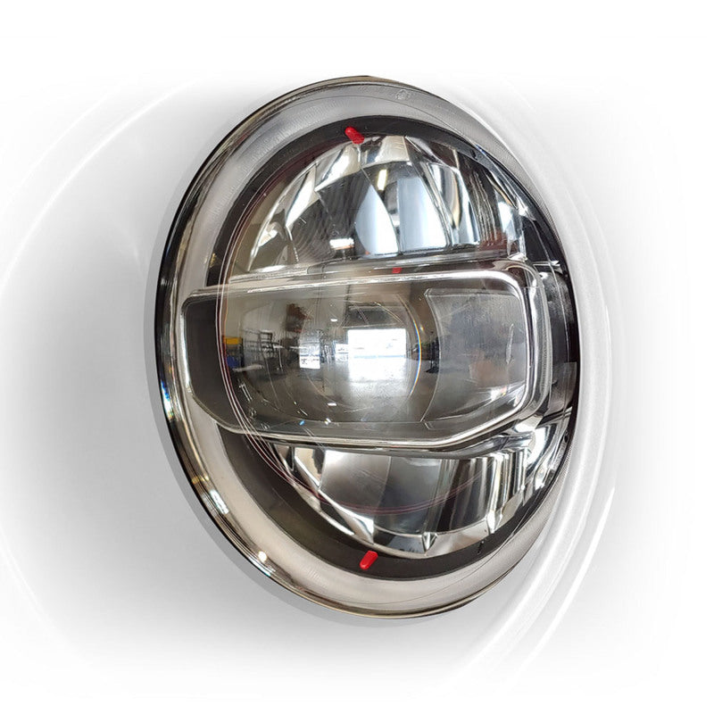 DV8 Offroad 2018+ Jeep Wrangler JL/Gladiator LED Projector Headlights close-up view