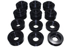 Energy Suspension 08-16 Ford F-250/F-350/F-450/F-550 Super Duty STD/Super Cab Black Body Mount Set for offroad performance upgrades.