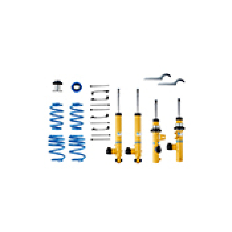 Bilstein B16 (DampTronic) 2021-2015 Volkswagen GTI/2019-2015 Golf R Front and Rear Suspension Kit components