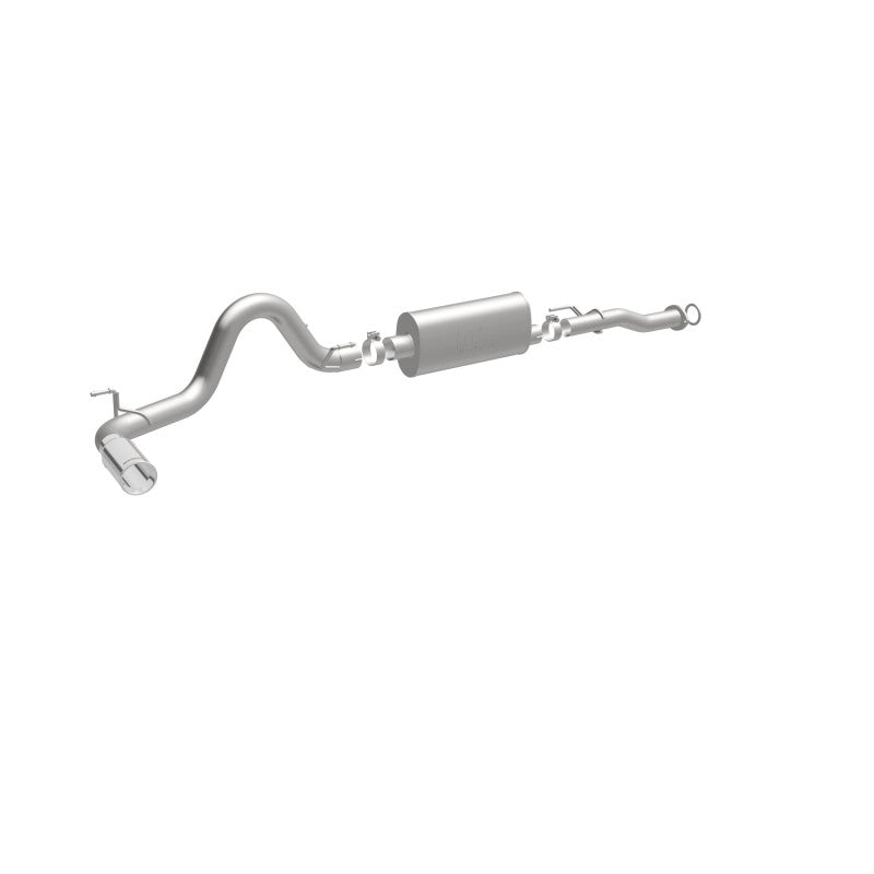 MagnaFlow Cat-Back 2016 Toyota Tacoma 3.5L V6 SS 3in Single Pass Side Exit Rear 4in Tip exhaust system