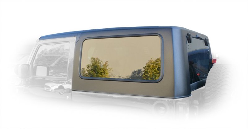 DV8 Offroad 07-18 Jeep Wrangler JK 2 Piece Square Back Hard Top (2 Door) Secondary image