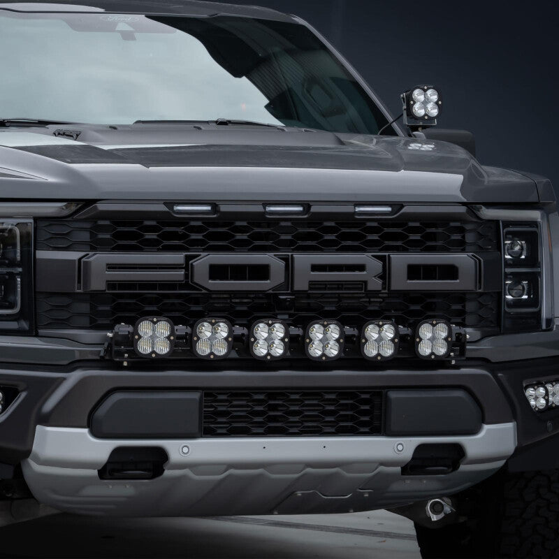 Baja Designs 2021+ Ford Raptor 6 XL Linkable Light Kit installed on a Ford truck.