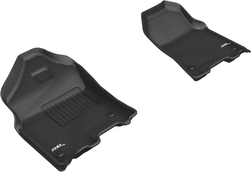 3D MAXpider 2019-2020 Dodge Ram 1500 Crew Cab/Quad Cab Kagu 1st Row Floormat - Black for offroad truck accessories online.