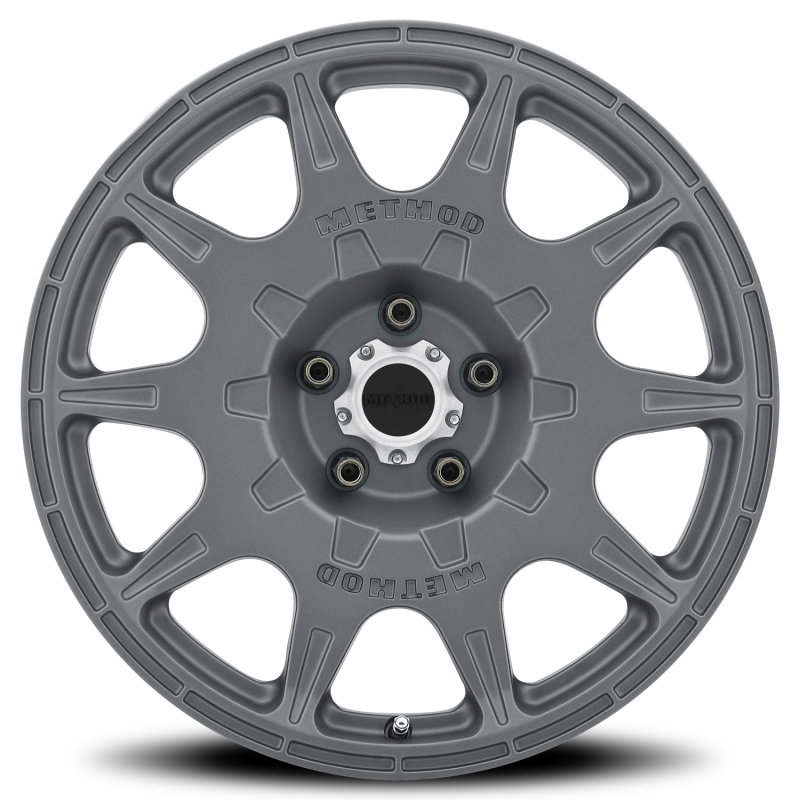 Method MR502 RALLY 17x8 +38mm Offset 5x4.5 67.1mm CB Titanium Wheel Secondary image