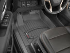 WeatherTech 2021+ Chevrolet Suburban Front FloorLiner - Black in vehicle interior