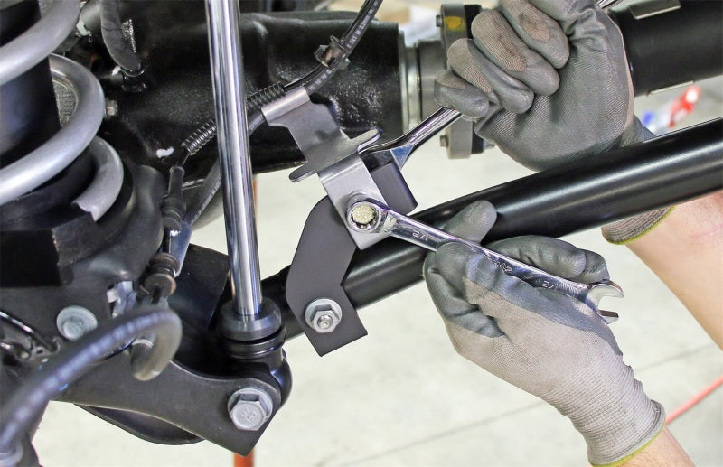 RockJock JL/JT Brake Line Relocation Bracket Kit Front Pair Secondary image