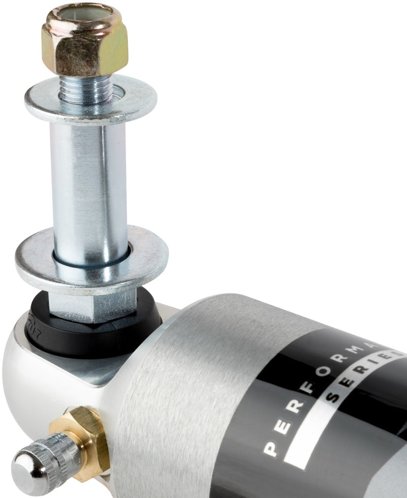 Fox Jeep TJ/LJ/XJ/MJ 2.0 Performance Series 6.2in. Smooth Body IFP Steering Stabilizer - Aluminum detail image.