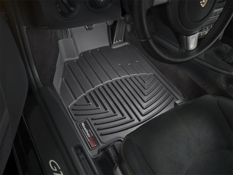 WeatherTech 05-11 Porsche 911 (997) Front FloorLiner - Black in car