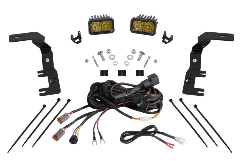 Diode Dynamics 2023+ Chevrolet Colorado Stage Series Ditch Light Kit C2 Pro Yellow Combo Secondary image