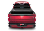 BAK 19-20 Chevy Silverado 6ft 6in Bed 1500 (New Body Style) BAKFlip G2 truck bed cover installed on red truck.