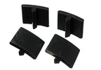 Energy Suspension 2005-07 Ford F-250/F-350 SD 2/4WD Rear Axle Bump Stop Set - Black for offroad performance upgrades.