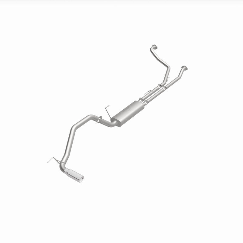 MagnaFlow CatBack 07-15 Nissan Titan V8 LGAS/LFLEX Single MF Polished Stainless Exhaust